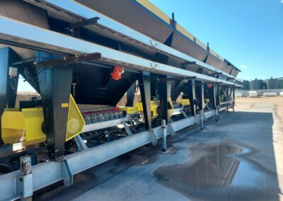 Belt drives, new guards, rebuilt bins, cable tray supports